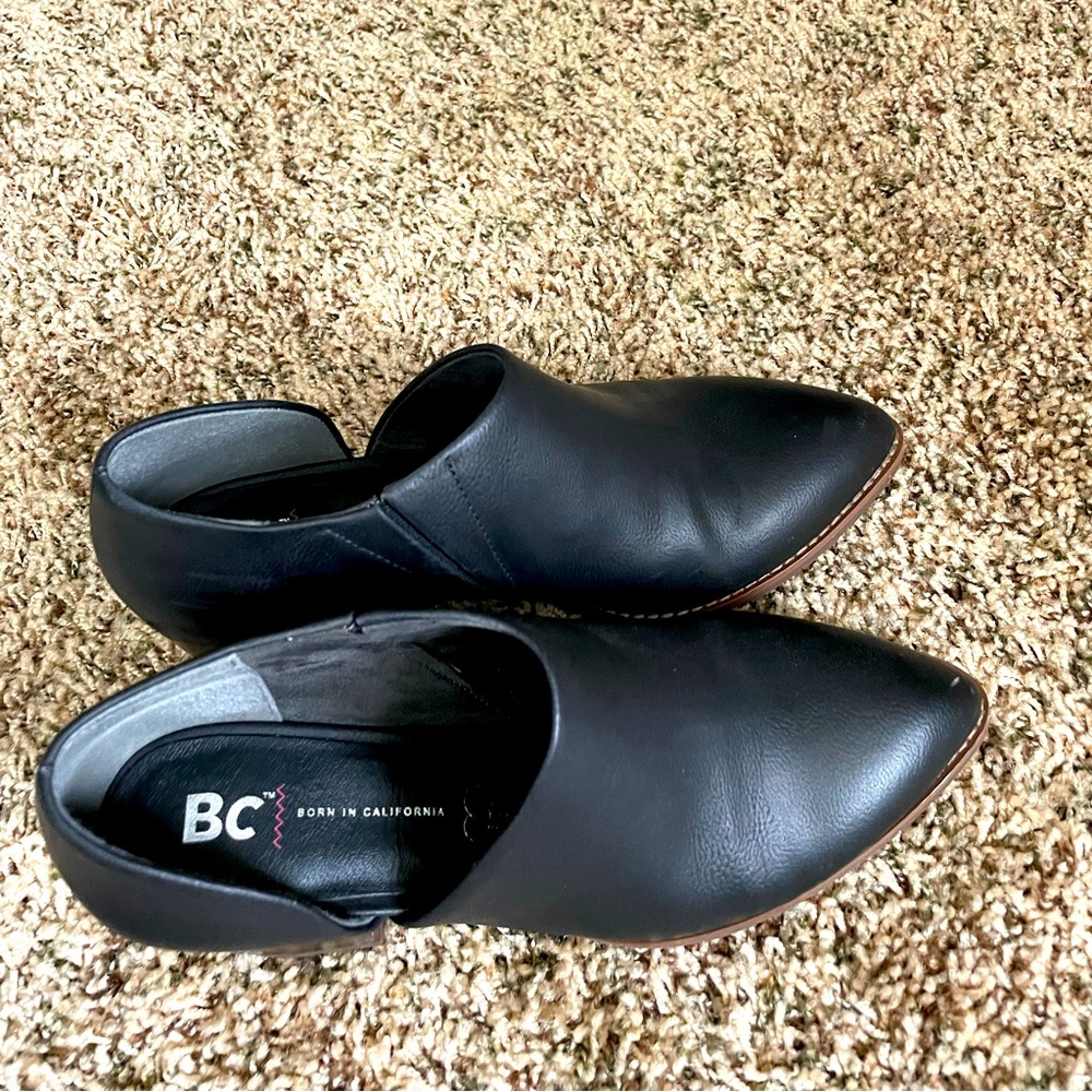 Leather ankle booties shoes BC Nordstrom 6.5